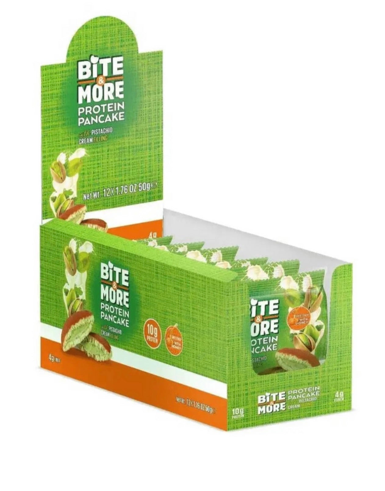 Pancake Protein, 12 pcs per box - Pistachio