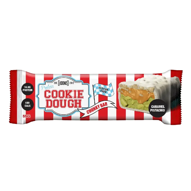 ADONIS Protein Bar, 12 Bars per box – Caramel Pistachio