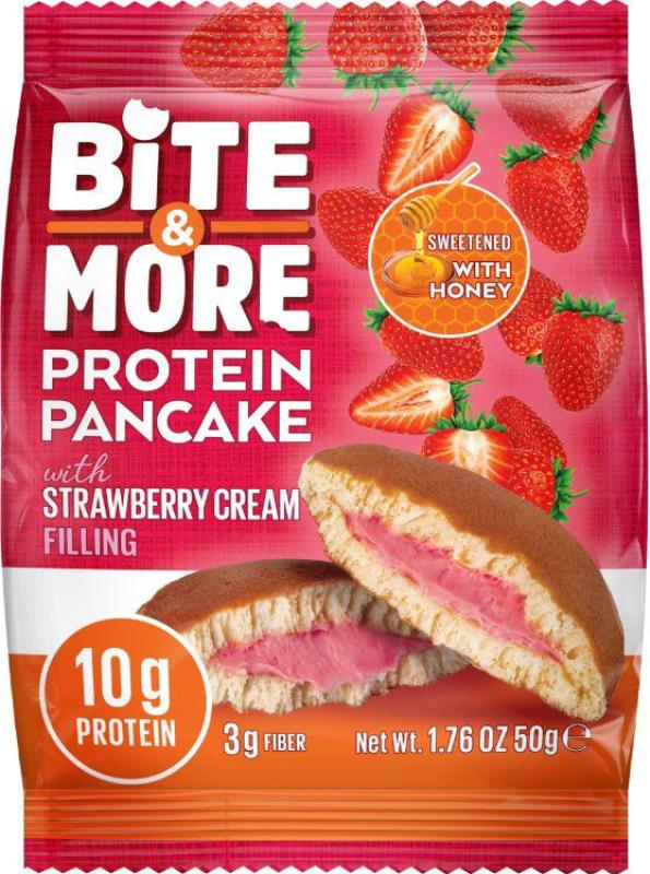 Protein Pancakes, 12 pcs per box - Strawberry Cream
