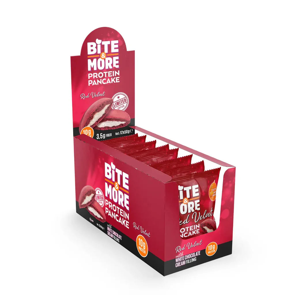 Protein Pancakes, 12 pcs per box - Red Velvet