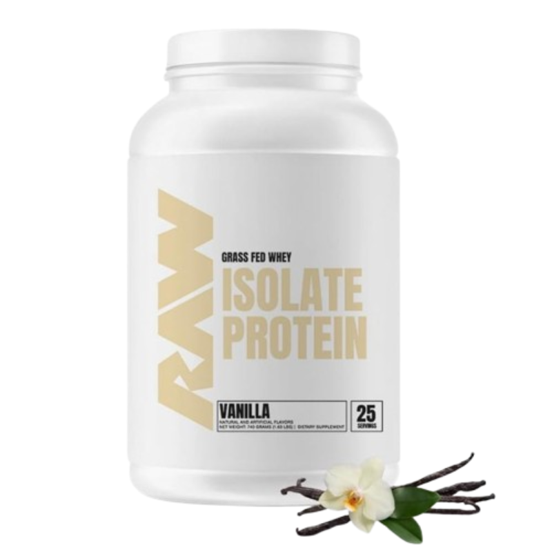 RAW ISOLATE Whey Protein 1.97LB - Vanilla Shake