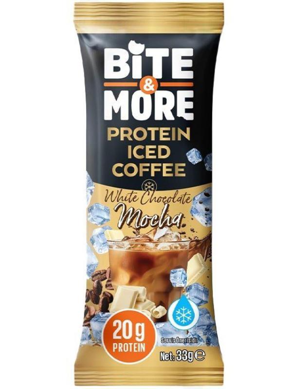 Mocha Iced coffee Protein, 10 sachets per box - White Chocolate