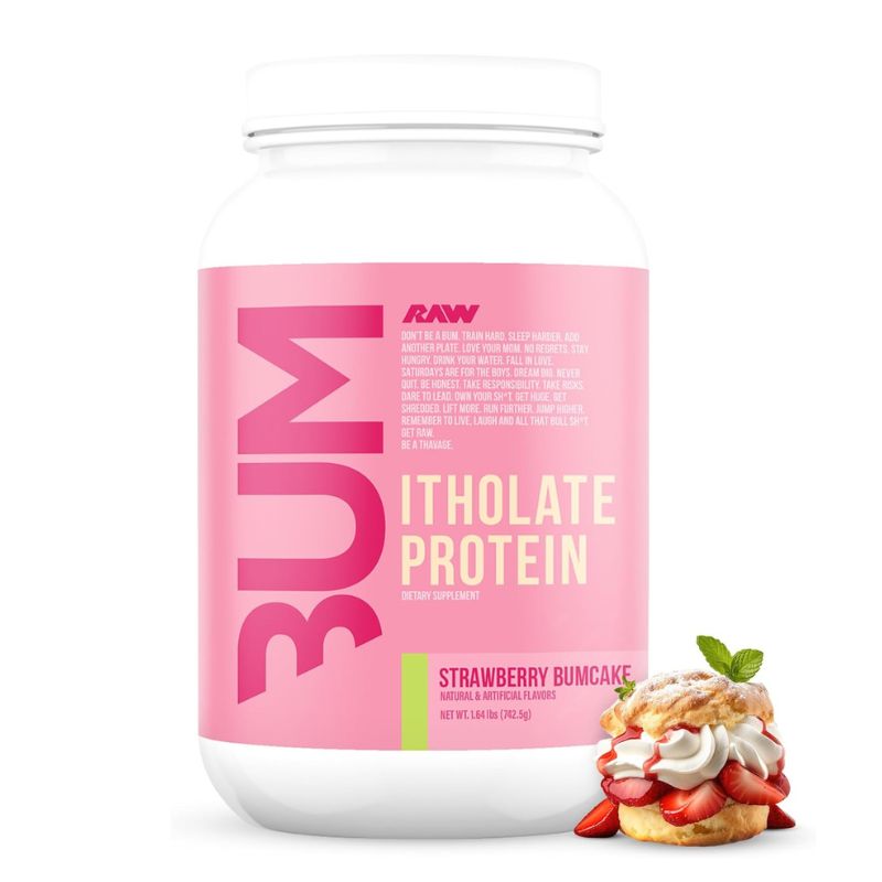 RAW CBUM ITHOLATE (Isolate Whey) Protein 742gm - Strawberry Cake