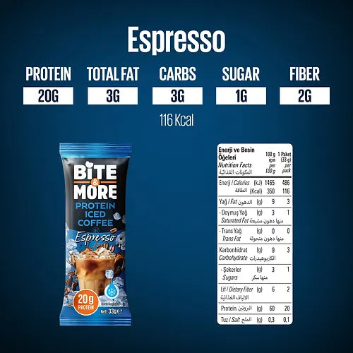 Espresso Protein Iced Coffee - 10 sachets per box