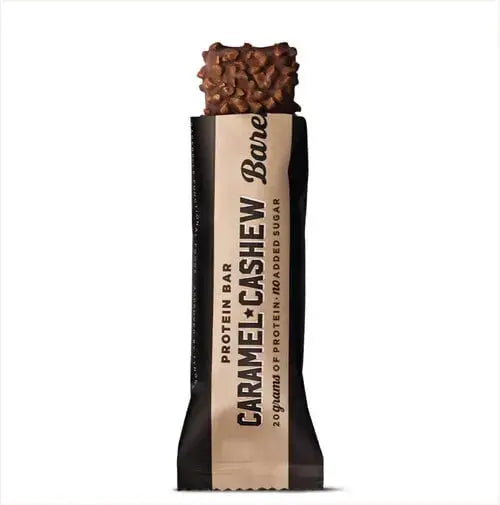 Barebells Caramel Cashew Protein Bar – 12-Pack (55g Each) 660g- High-Protein, Low-Sugar Snack