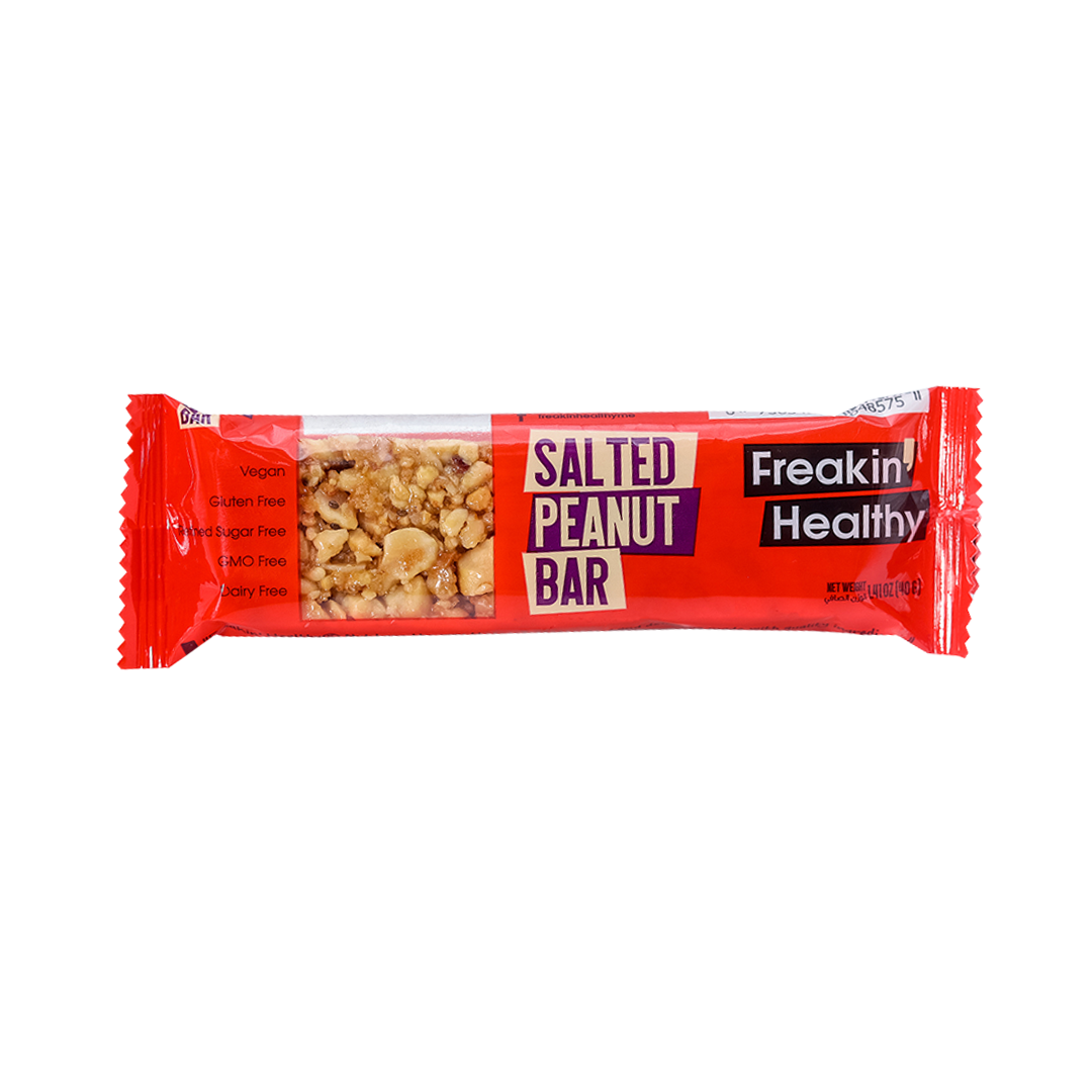 Freakin' Healthy Salted Peanut Bar, 40g x 12 bars