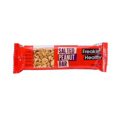 Freakin' Healthy Salted Peanut Bar, 40g x 12 bars