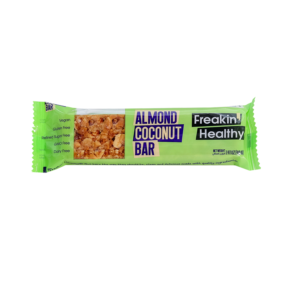 Freakin' Healthy Almond Coconut Bar, 40g x 12 pcs