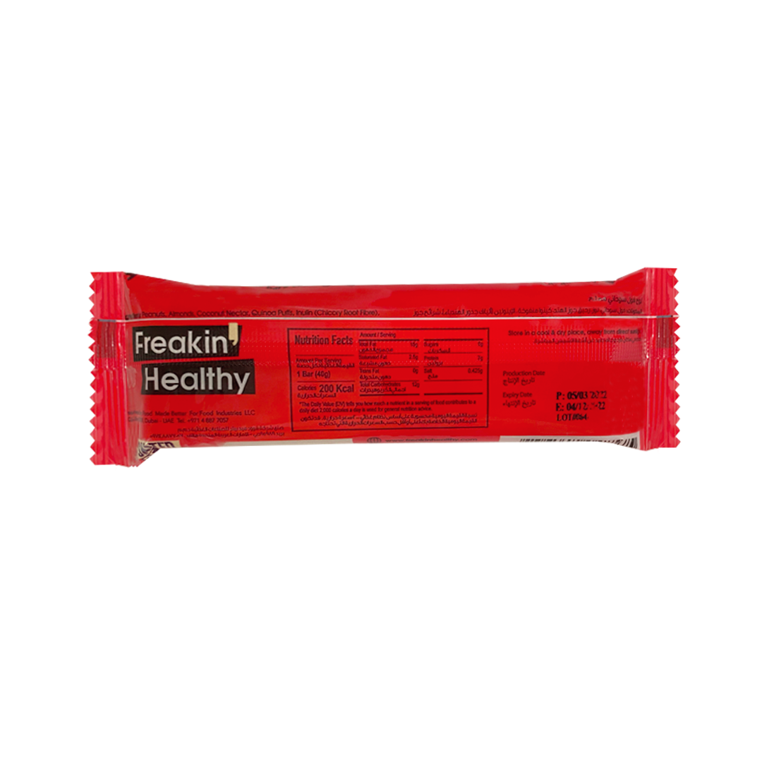 Freakin' Healthy Salted Peanut Bar, 40g x 12 bars