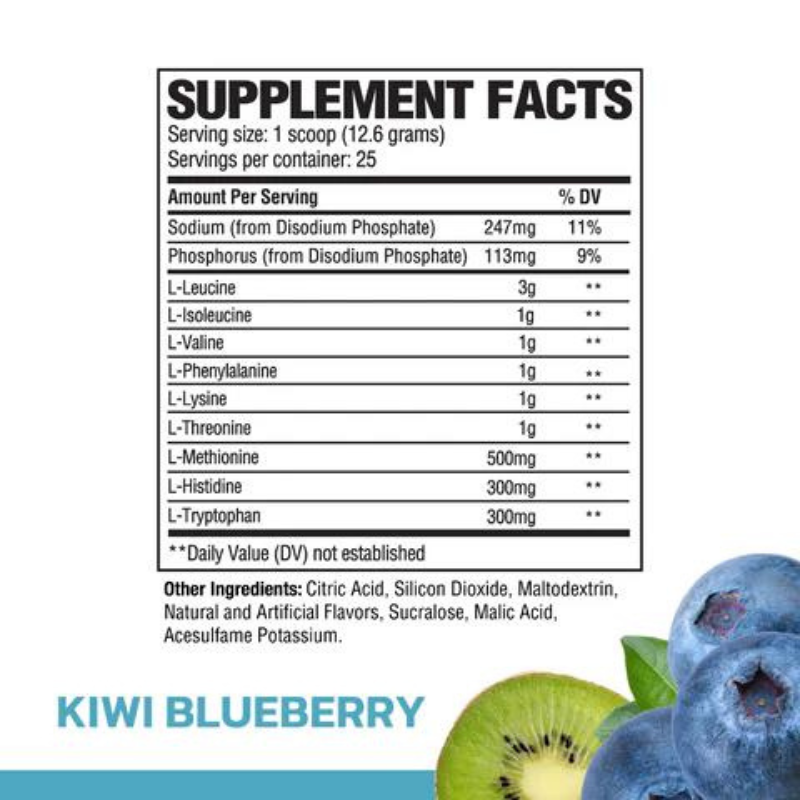 RAW EAA KIWI BLUEBERRY 315 GM